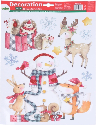 Decorațiune de fereastră de Crăciun 41 × 29 cm