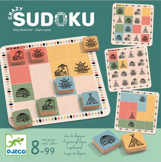 Djeco sudoku nebun – joc logic din lemn