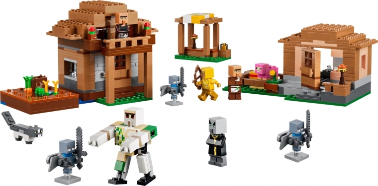 Sat Minecraft cu 3 construcții detaliate