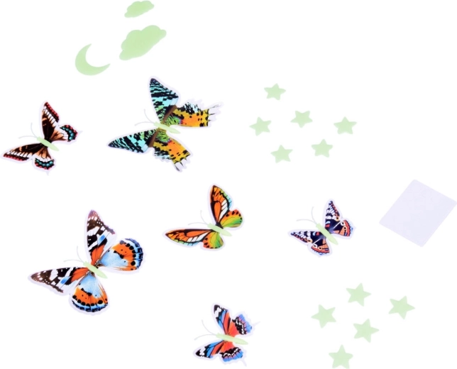 Fluturi 3D colorați pentru un interior viu