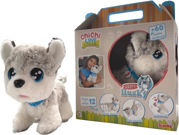 Mascoțel interactiv ChiChi Love Happy Husky