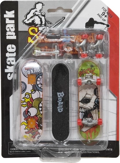 Set de fingerboard cu piese de schimb, 9,5 cm