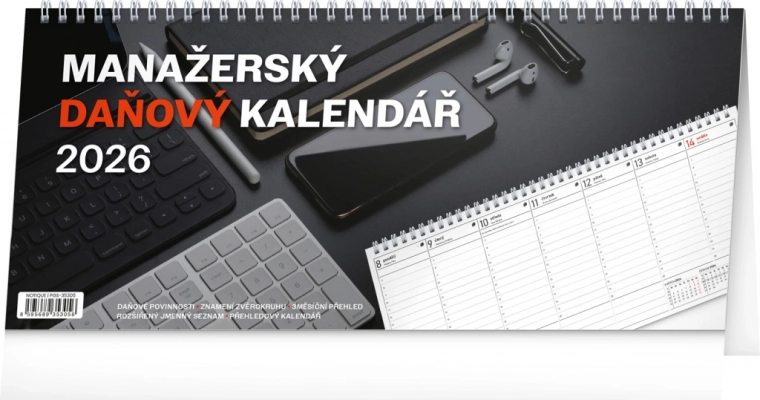 Calendar de birou pentru manageri 2026