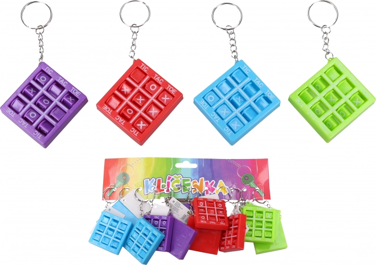 Breloc cu motiv de X și O