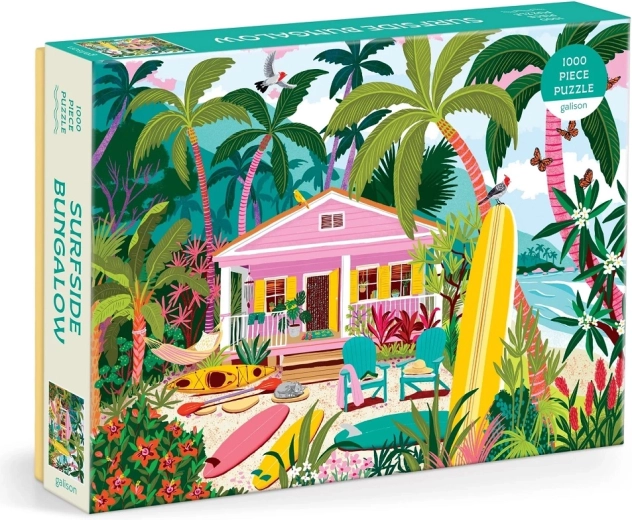 Puzzle Galison Bungalou de surf 1000 de piese