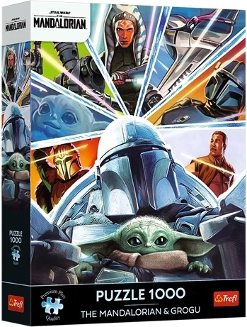 Puzzle Premium Plus 1000 de piese The Mandalorian: Împreună pe potecă