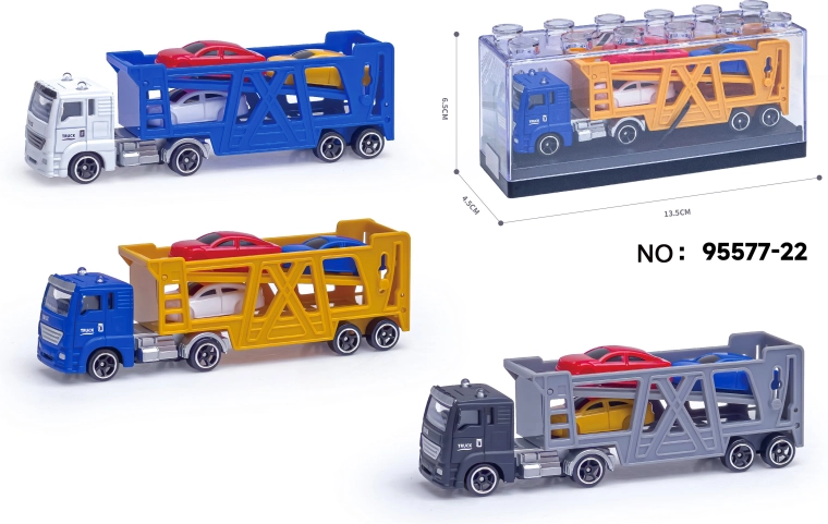 Model metalic de camion cu remorcă 1:64 – mai multe variante