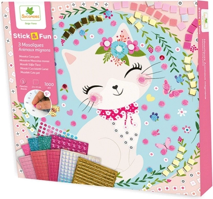 Stick & Fun mozaic – animăluțe de companie