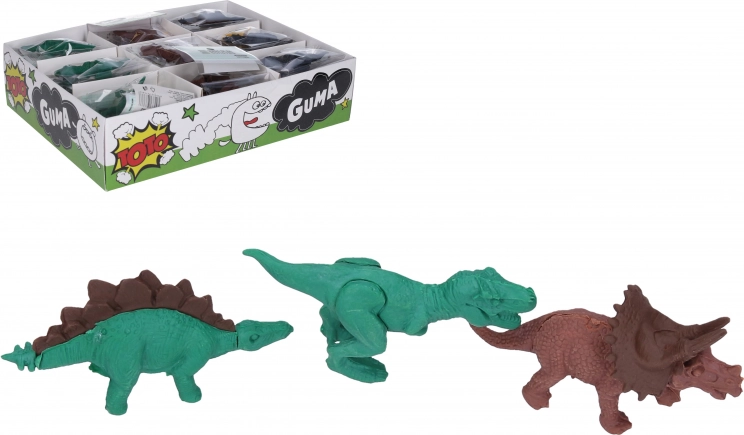 Radieră dinozaur – gume colorate în formă de dinozauri