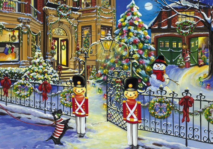 Puzzle Casă de Crăciun 1000 piese BLUEBIRD