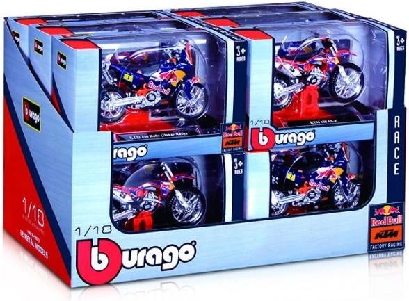 Motocicletă Bburago Red Bull 1:18 model din metal