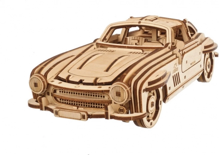 Model din lemn de mașină Winged Sports Coupe de la Ugears