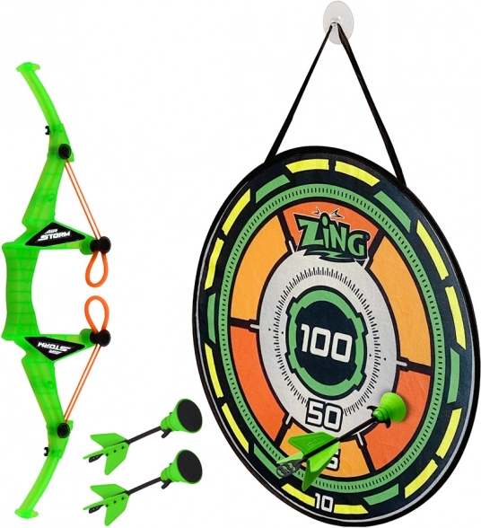 Arc cu țintă și săgeți pentru copii