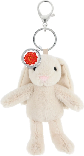 Breloc Keeleco iepuraș crem Lumea magică 14 cm