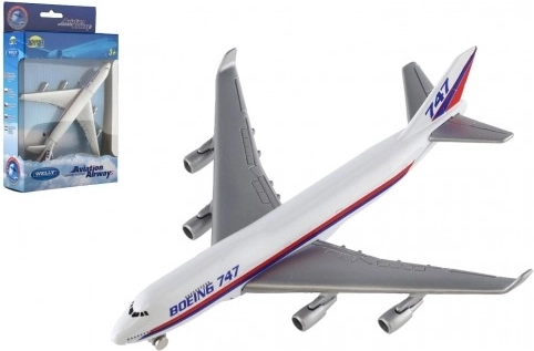 Model de avion metalic Boeing 747 Jumbo Jet Welly