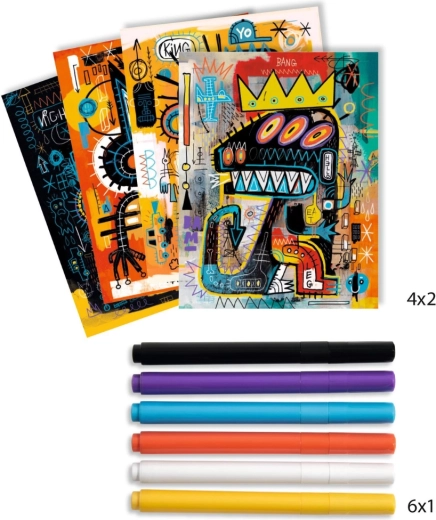 Carnețele și markere pentru creație imediată