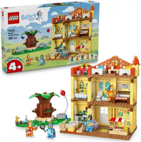 Set de construcție BLUEY casă de familie