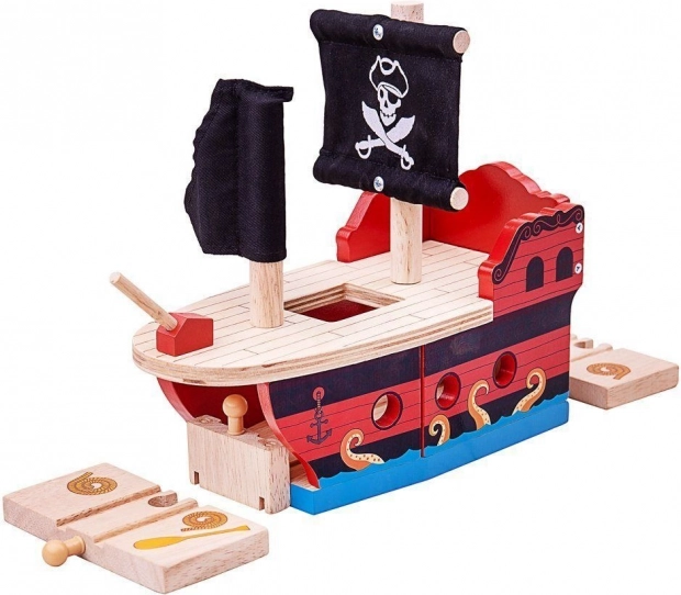 Galera de pirați Bigjigs Rail