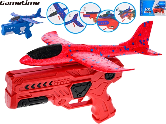Gametime pistolă cu avion de spumă cu lansare pentru copii