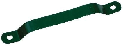 Colier pentru stâlp 60 mm, zincat și PVC, verde