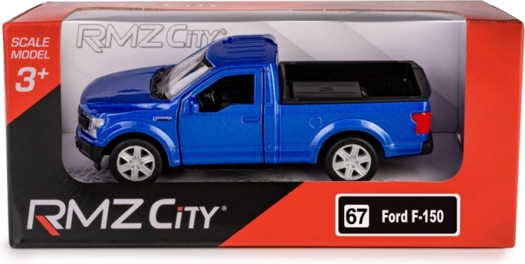 Model din metal rmz city ford f‑150 1:32 albastru