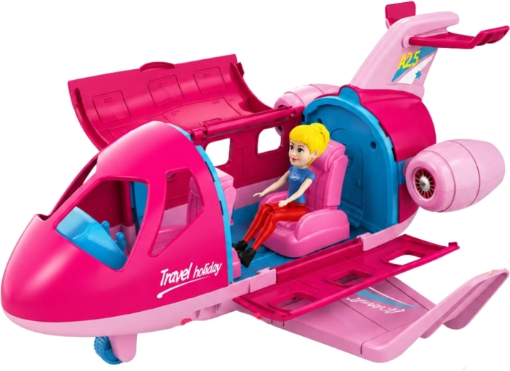 Avion pliabil cu interior care se deschide