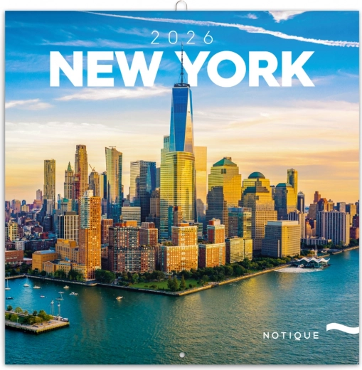Calendar cu notițe New York 2026