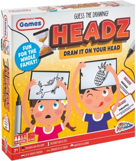 Headz Desenează pe cap – joc creativ de familie GRAFIX