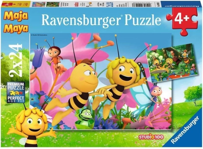 Puzzle Ravensburger Albinuța Maya 2x24 piese
