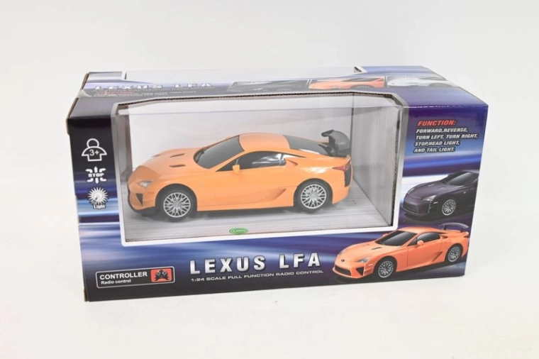 Mașină RC Lexus LFA portocalie 1:24