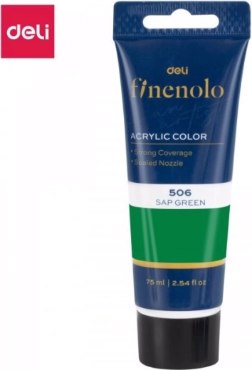 Vopsea acrilică verde închis 75 ml