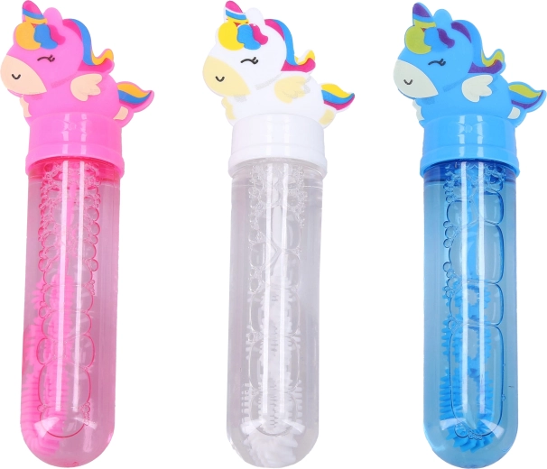 Baghetă pentru baloane de săpun cu unicorn, 14 cm - 1 bucată