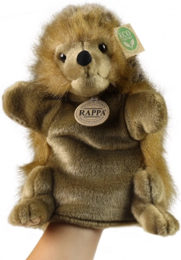 Păpușă marionetă din pluș, arici, 25 cm, ECO FRIENDLY RAPPA