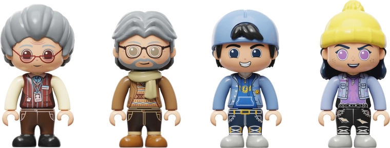 4 minifigurine pentru povești pline de viață