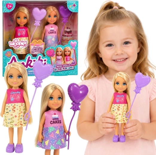 Set aniversar Woopie Royal cu mini-păpuși Ankiki Candy și Cakes