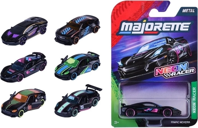 Majorette Neon Racer Premium mini mașinuță 7,5 cm (1 buc.)