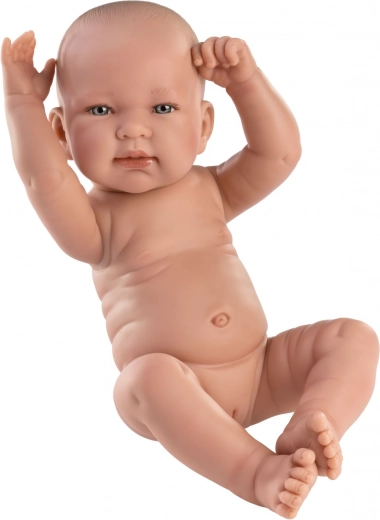 Llorens New Born fetiță – păpușă realistă bebeluș, corp integral din vinil 40 cm