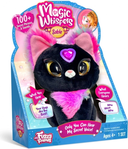 Pisicuță interactivă MY FUZZY FRIENDS Sable – animăluț magic