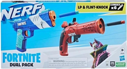 Set dublu Nerf Fortnite cu blastere și săgeți