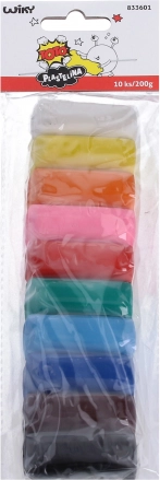 Plastilină 10 culori 200 g