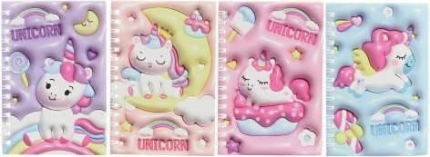 Caiet de notițe cu pix – unicorn