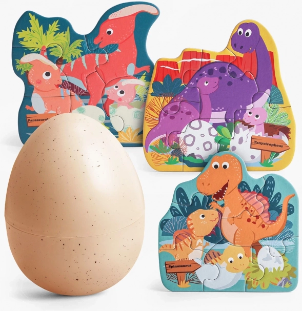 TOP BRIGHT puzzle Ou de dinozaur 3×6 piese