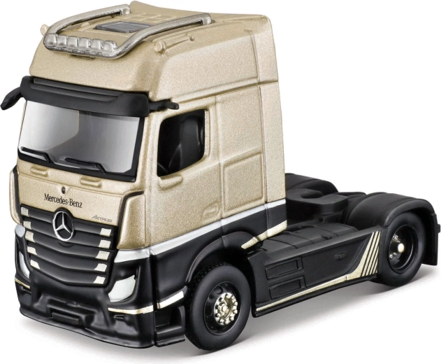 Maisto Mercedes-Benz Actros 1851 auriu-negru 1:64