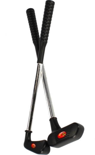 Două crose de golf pentru copii pentru putting ușor