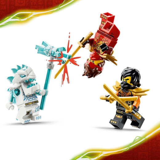Eroii NINJAGO împotriva Creaturii de gheață
