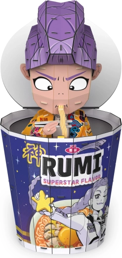 FDP pahar de ramen K-POP cu figurină Rumi (Demon Hunters) – puzzle 3D - 1 bucată