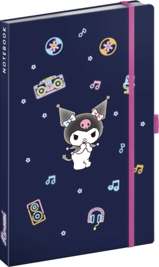 Notique Notes Kuromi caiet liniat 13 × 21 cm