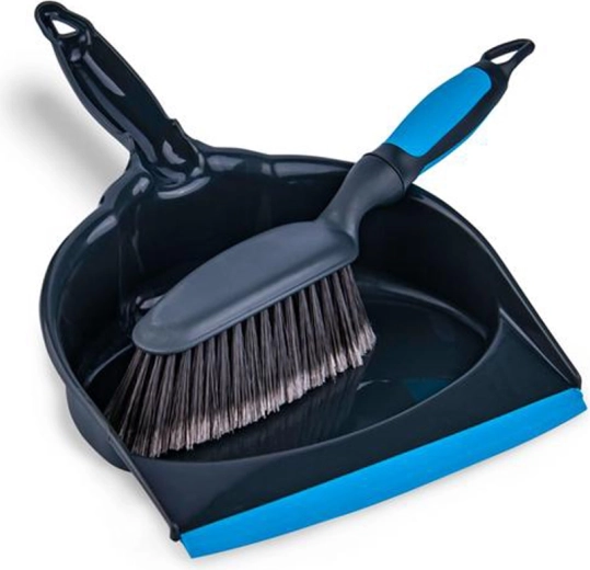 Măturică cu făraș cu margine din cauciuc