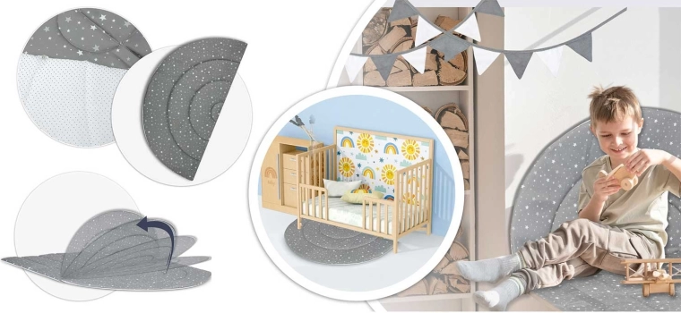 Confort maxim: saltea groasă cu strat antiderapant