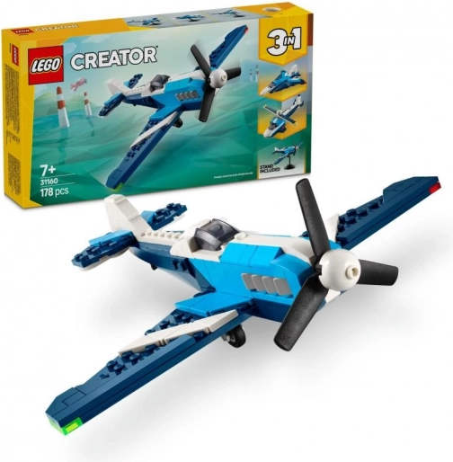 LEGO Creator 3în1 avion: avion de curse